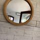 Wall Mirror with the Yellow Fabric, 1950s