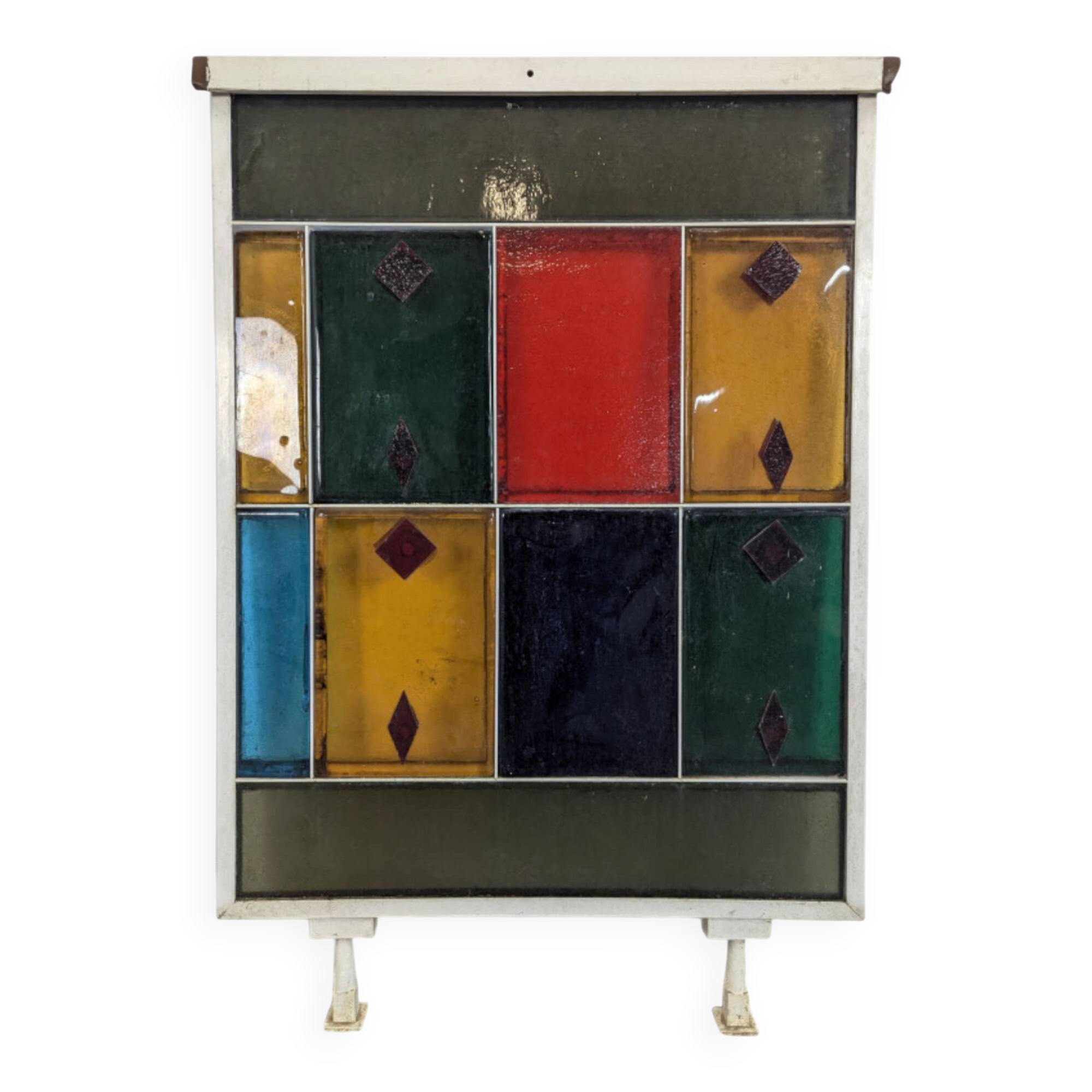 Panneau en dalles de verre colorées Saint Gobain