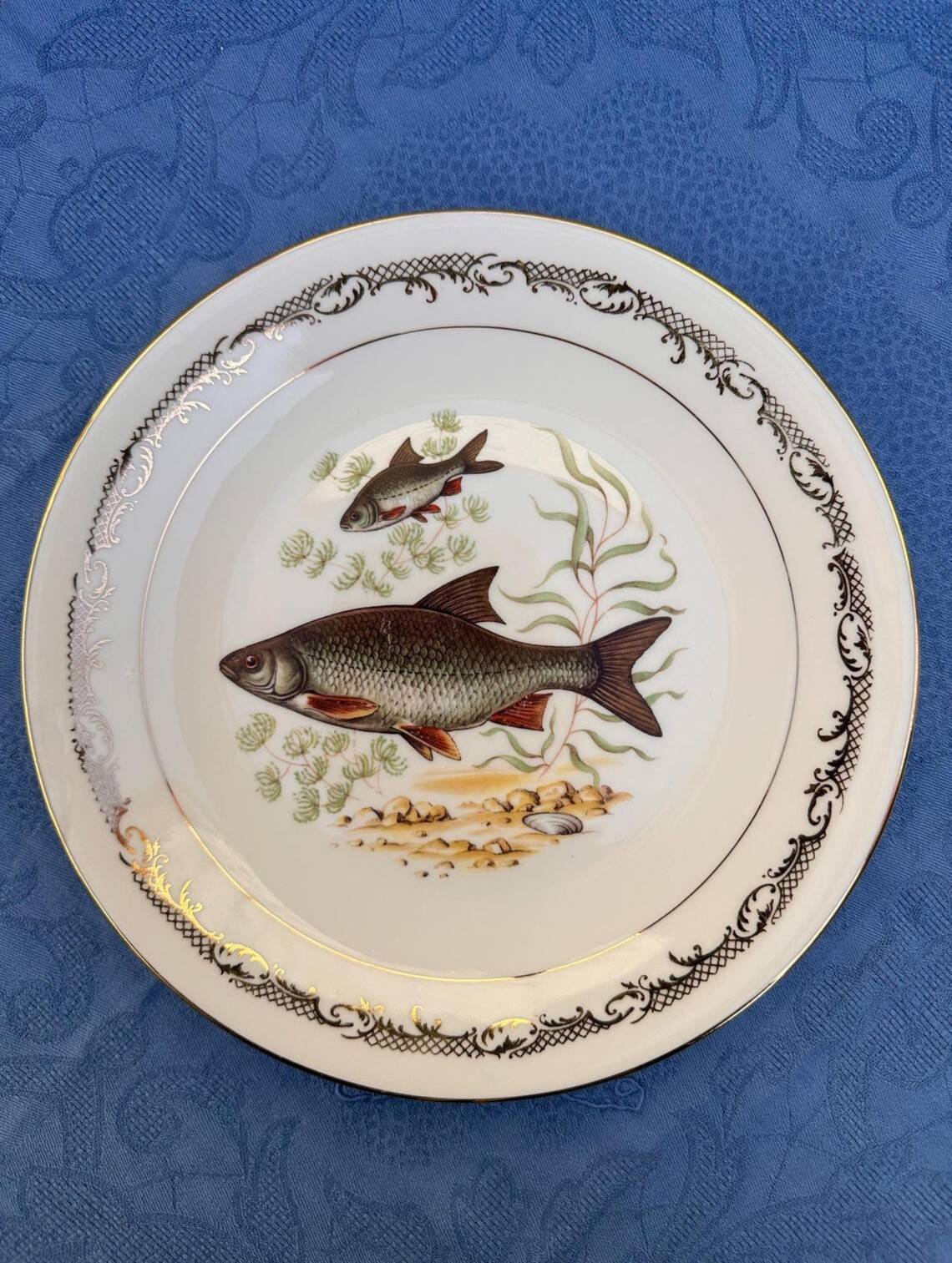Vintage Fish Plates in Limoges Porcelain – Limoges Enamels