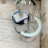 Trio of 70s chrome consoles