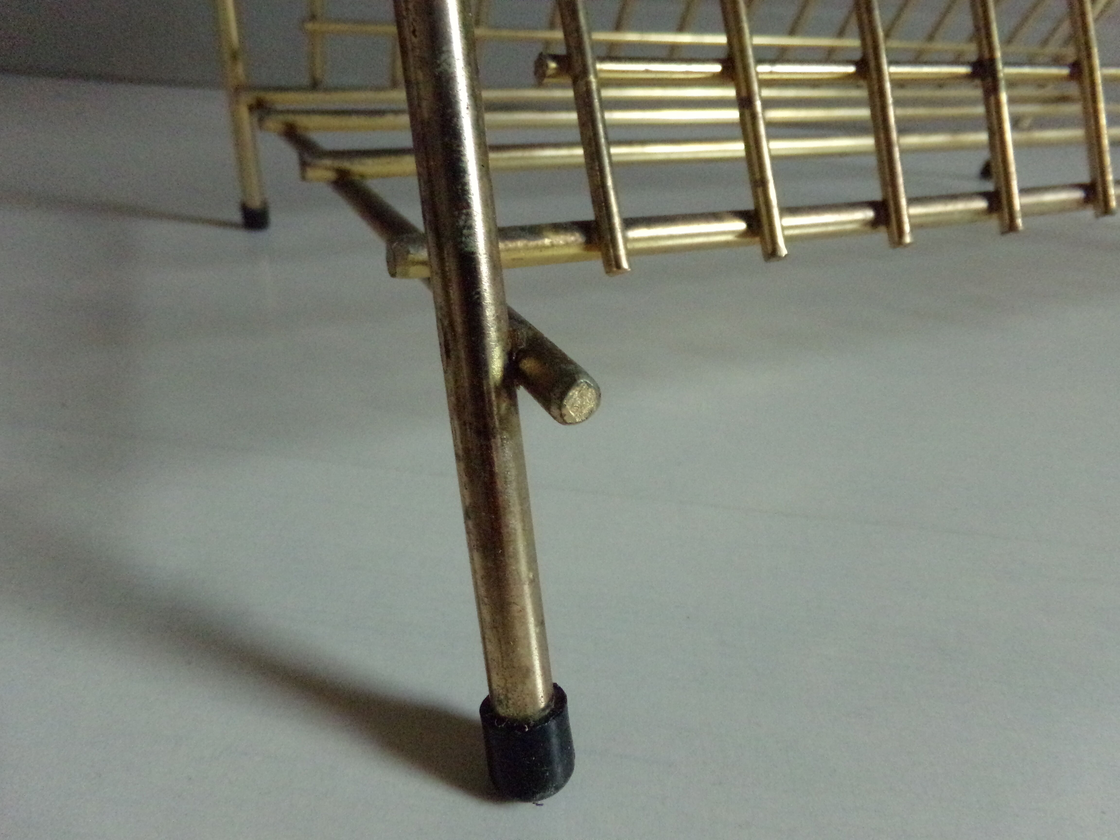 Vintage table 60s disc rack