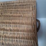 Wicker trunk L75xH53xD48 vintage