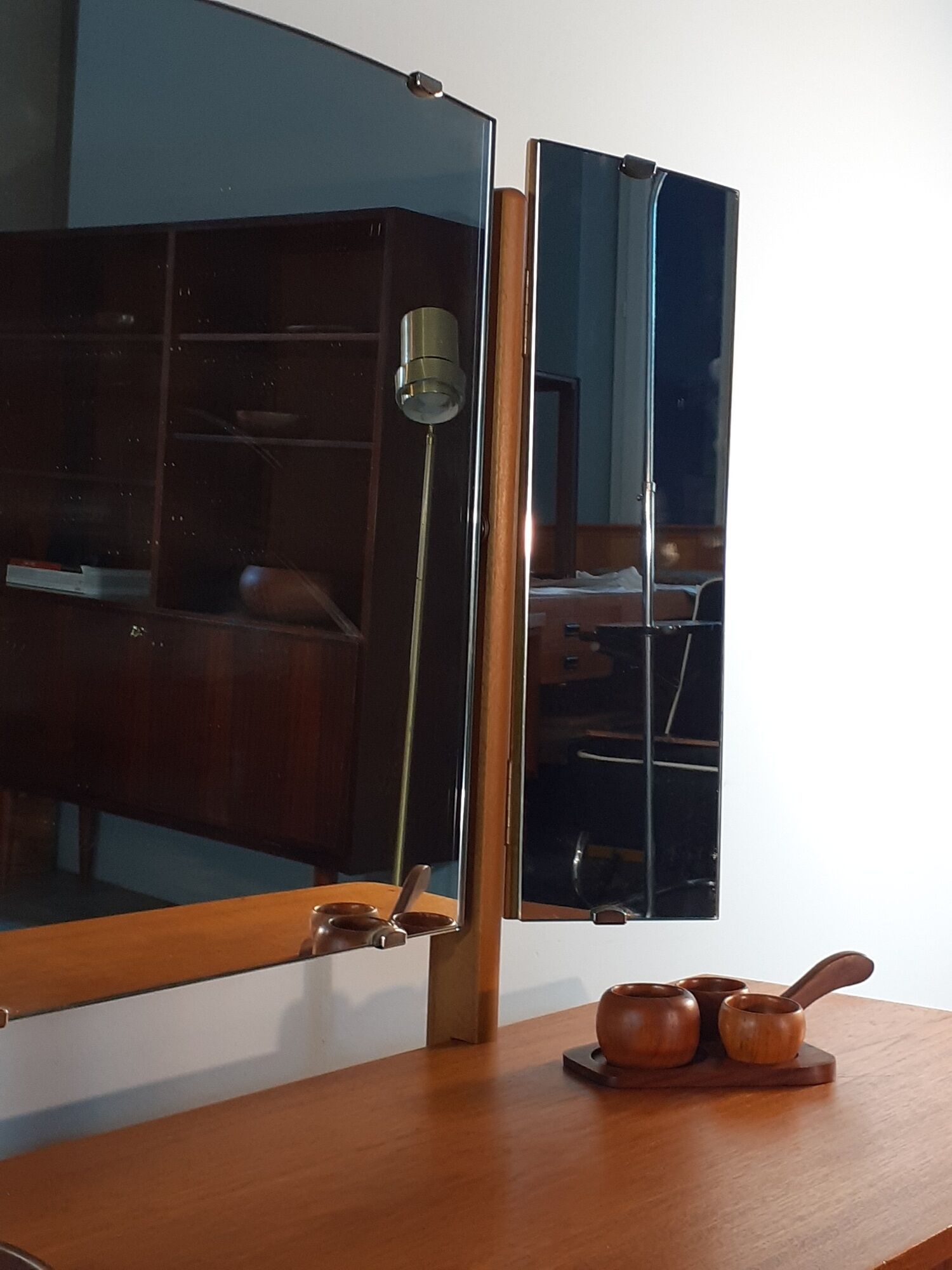 Coiffeuse Norvégienne en Teck convertible Commode, par Steen & Strøm's, Vintage Scandinave 1960s