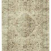 Hand-knotted antique turkish beige carpet 202 cm x 312 cm