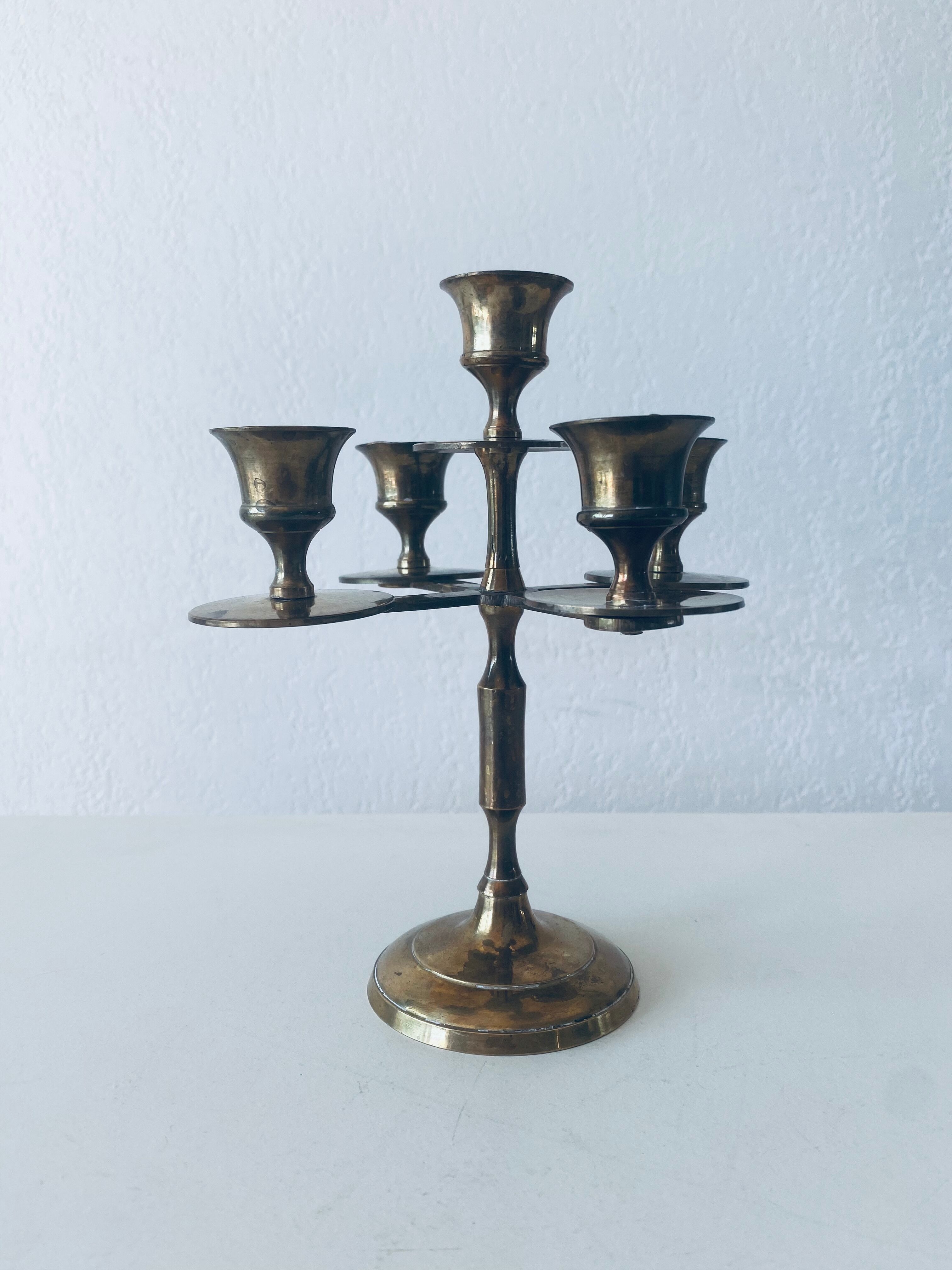 Vintage 5-spoke chandelier