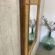 Miroir en rotin vintage