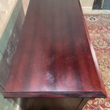 Empire style chest of drawers in solid mahogany