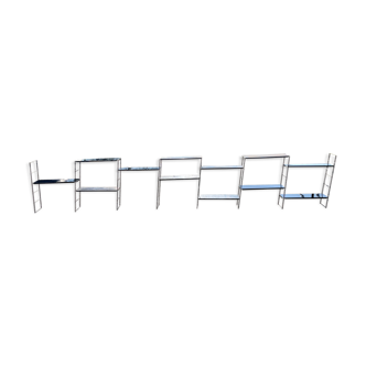 Shelf 3.4m vintage metal 1950 type scandinavian