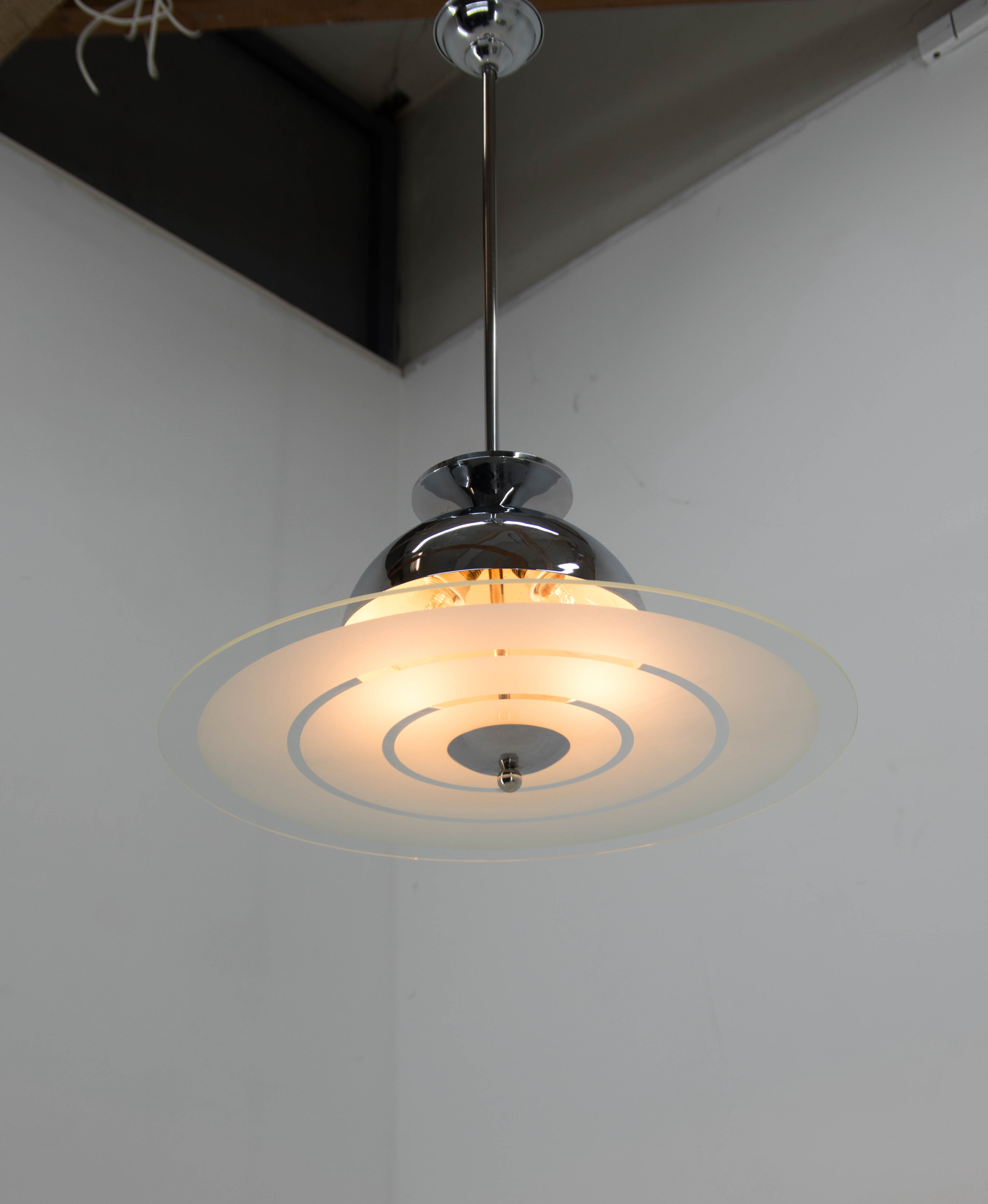 Functionalist chandelier, 1930s