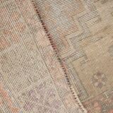 4x6 Rug For Kitchen Handmade Wool Vintage Rug, 112x196Cm SK 3865