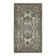 Overdyed Wool Vintage Handmade Carved Rug 168 cm x 287 cm