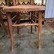 Suite of 10 bistro chairs in cannage