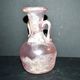 Antique amphora vase in iridescent pink blown glass – Murano, Italy, 20th century