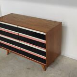 Commode U 453 pink by Jiri Jiroutek for Interier Praha 1961