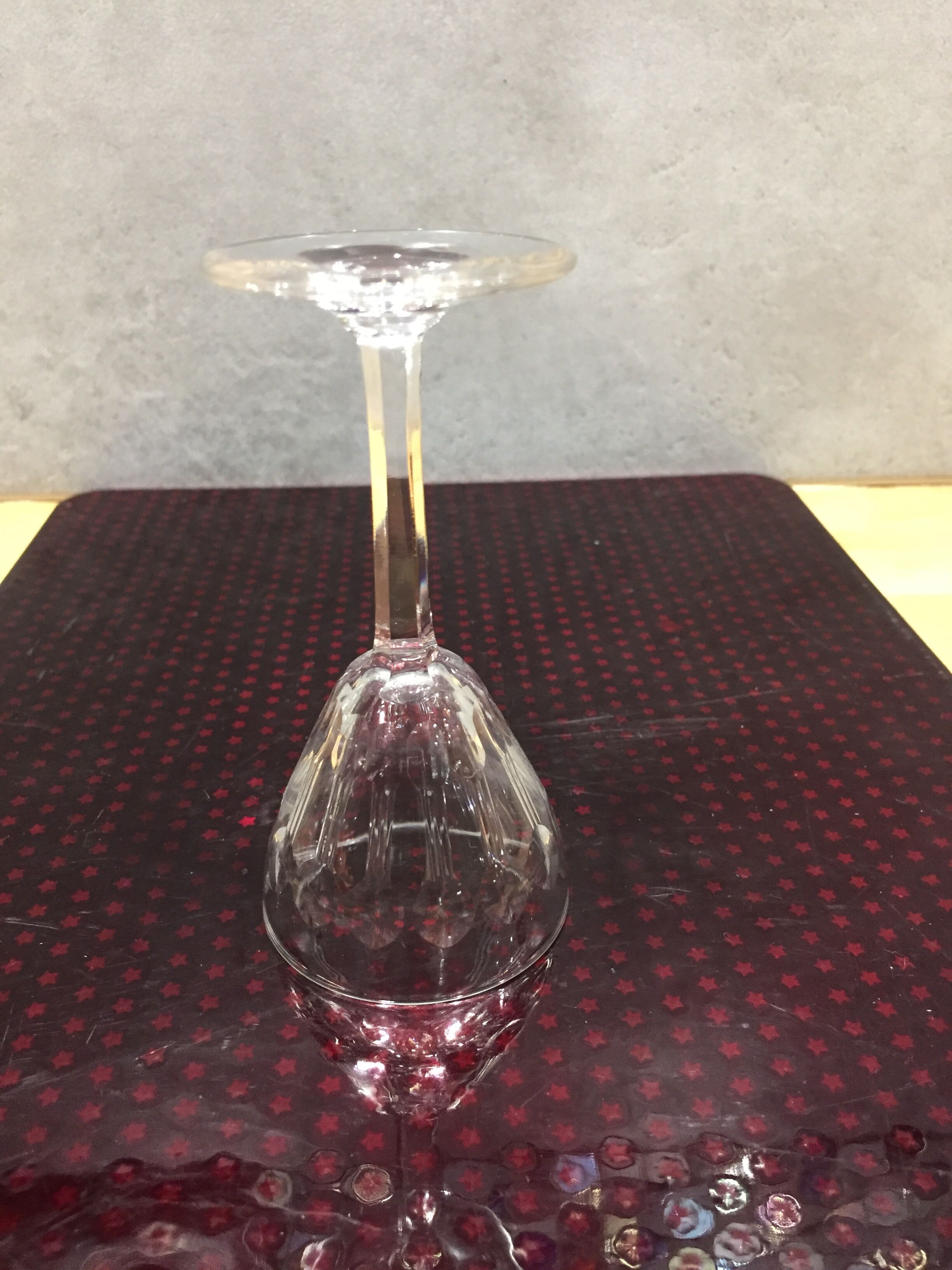 Série de 6 verres à digestif anciens et gravés