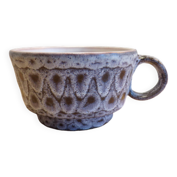 Large ceramic mug signed Jean Austruy