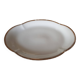 Plat pour servir à liseré doré