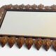 Spanish Mid-Century Wrought Iron Mirror with Foliage Frame, Circa 1950s