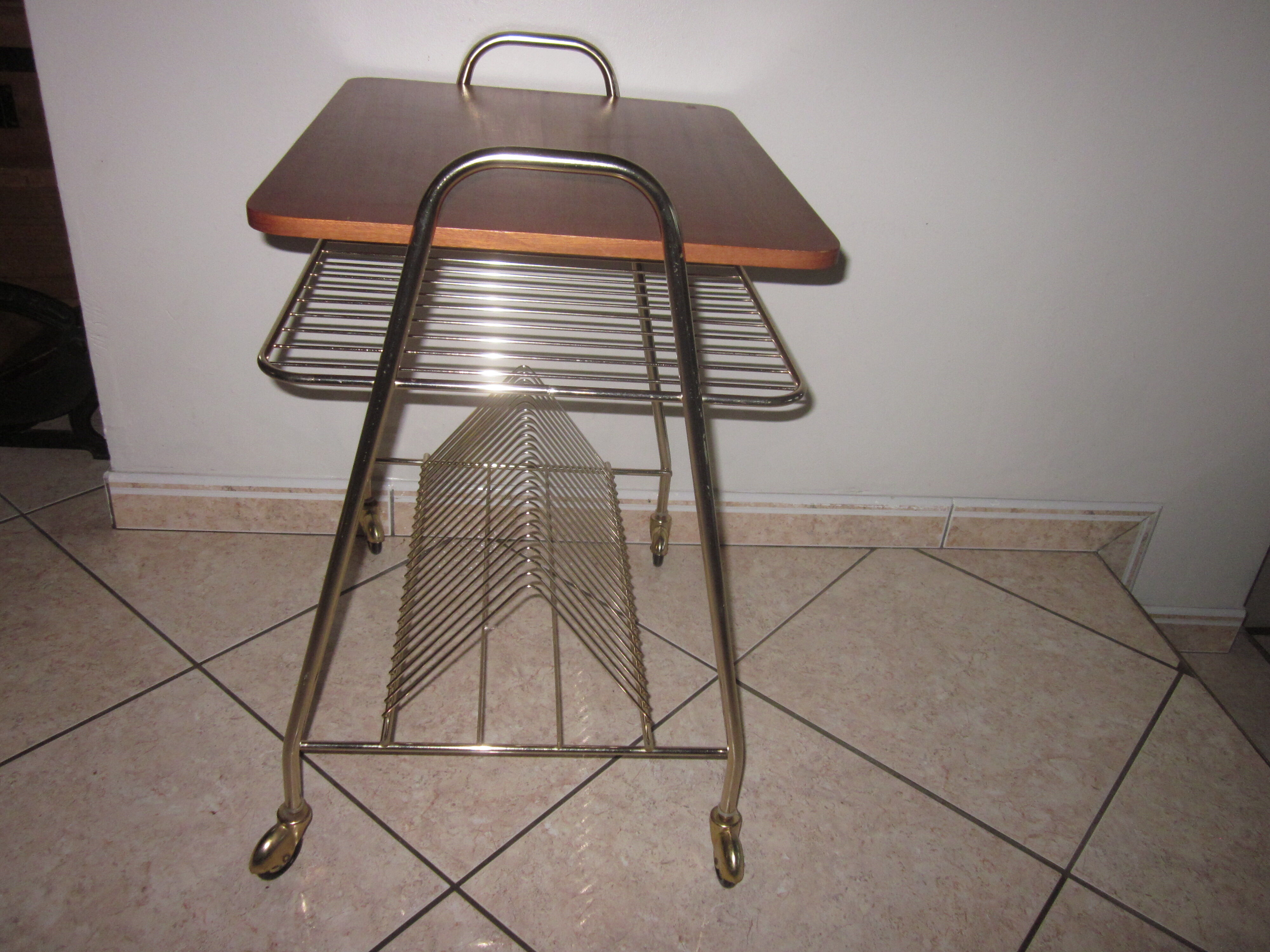 rolling table vinyl doors