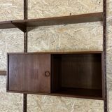 60s 70s teak wall shelf Wall Unit Kai Kristiansen for FM Møbler Denmark