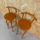 2 stools baumann bar bistrot loft vintage