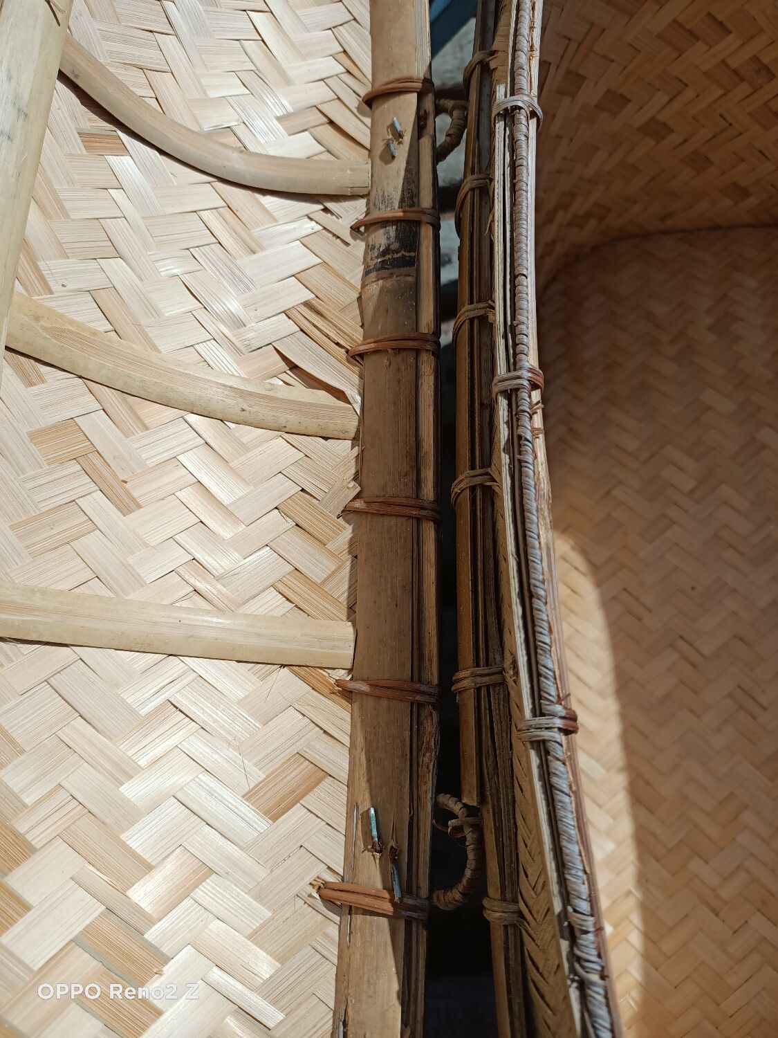 Old trunk rice straw