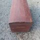 Solid wood trunk box patinated storage box