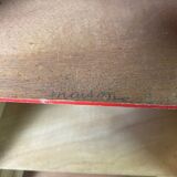 Vintage curtain file cabinet