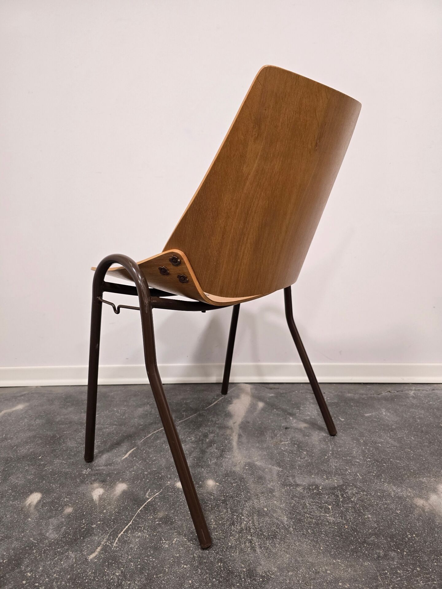 Pair of Lupina Stackable Chairs by Niko Kralj, 1970s Vintage Yugoslavi
