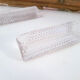 Lot of 6 bubbled glass knife holders