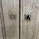 Low buffet in solid oak Louis Philippe aero gummed 19th