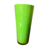 Vase en opaline verte