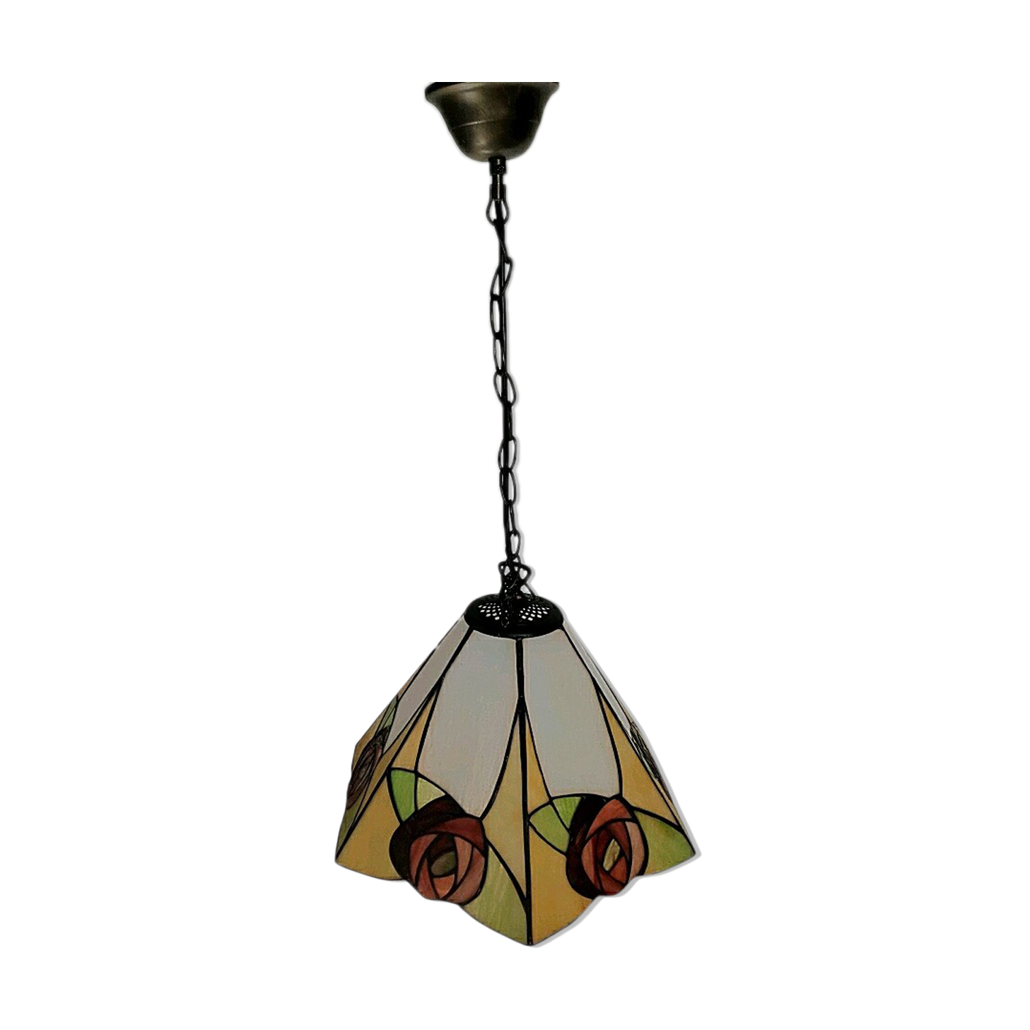 Tiffany style suspension