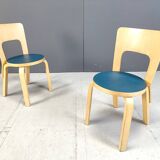 Model 66 dining chairs by Alvar Aalto for Artek, 1960s