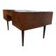 Grand bureau vintage de style moderne du milieu du siècle.