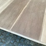 Louis XV oval extendable dining table stripped in solid oak 260cm 1970