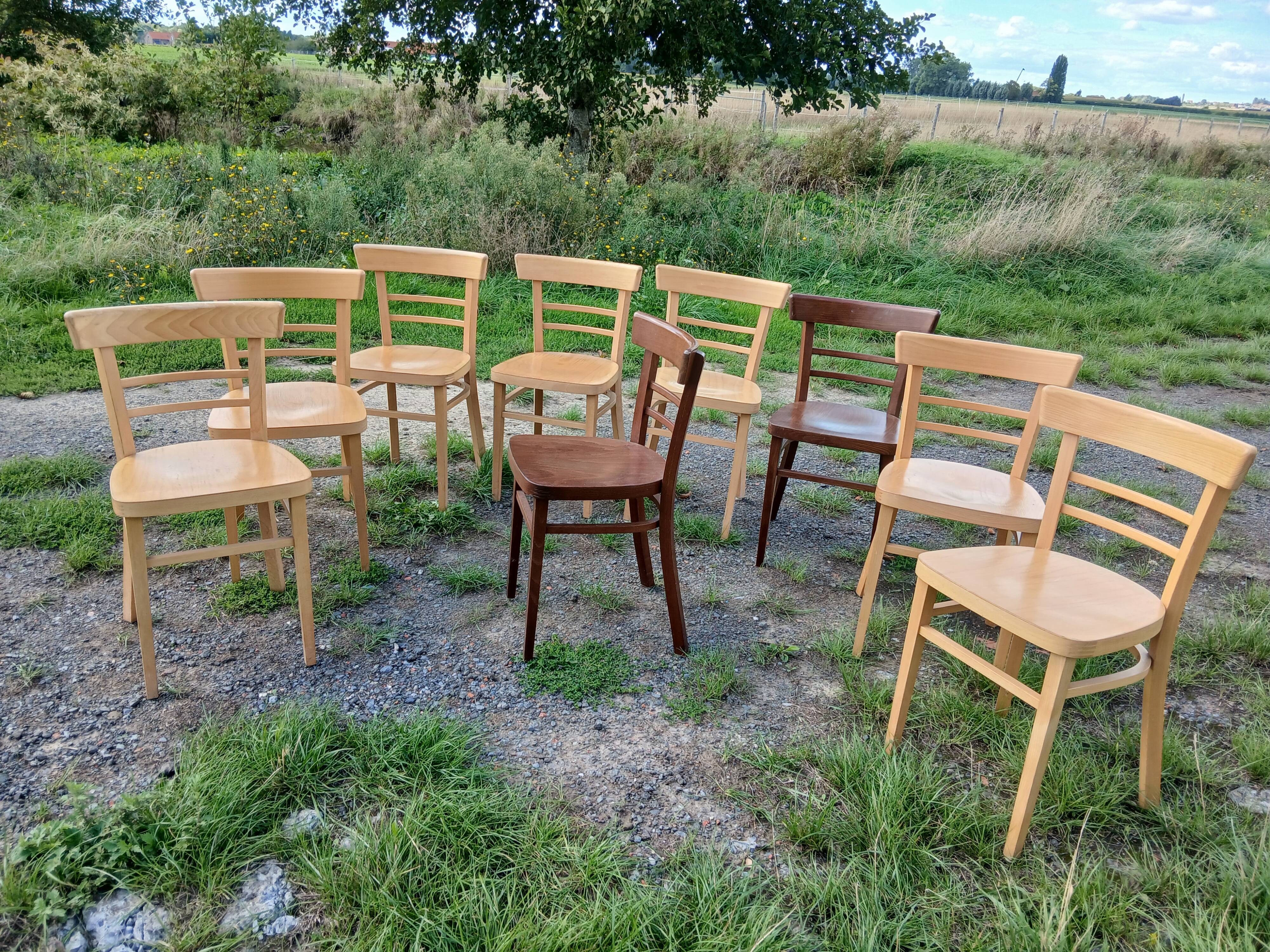 Chaises de bistrot