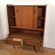 vintage sideboard with drawers and sliding doors