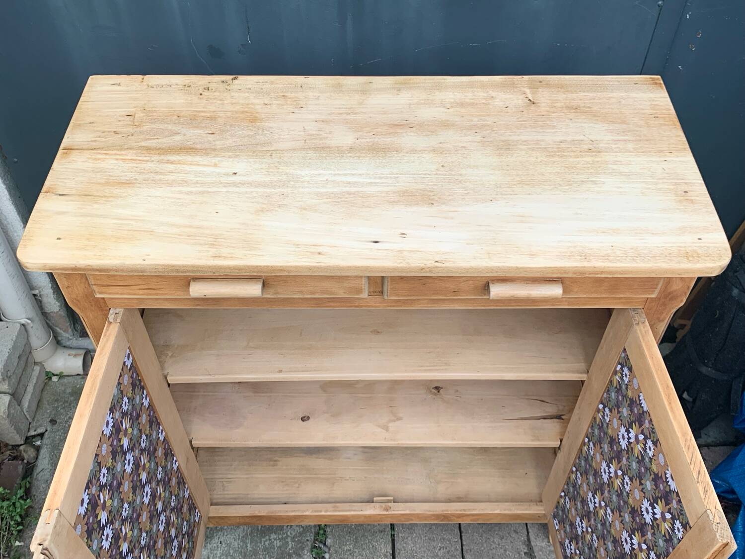 Buffet parisien bois brut 1940 H100