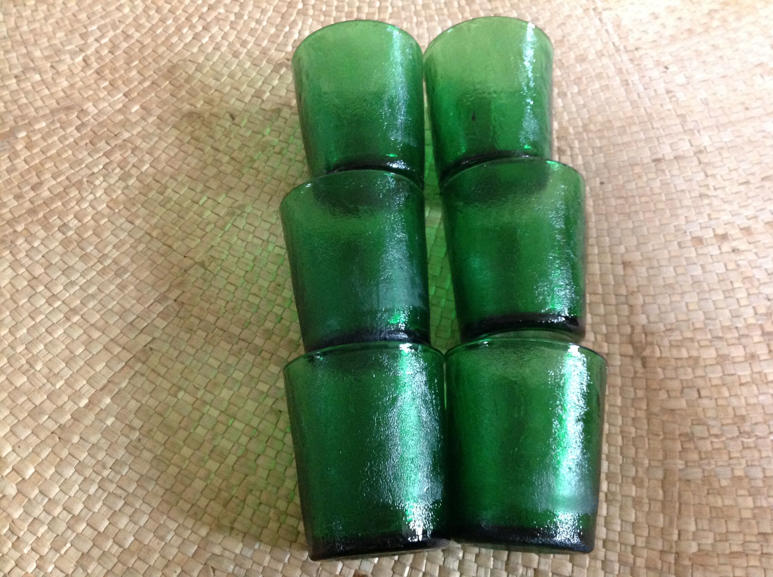 Série de 6 verres vintage