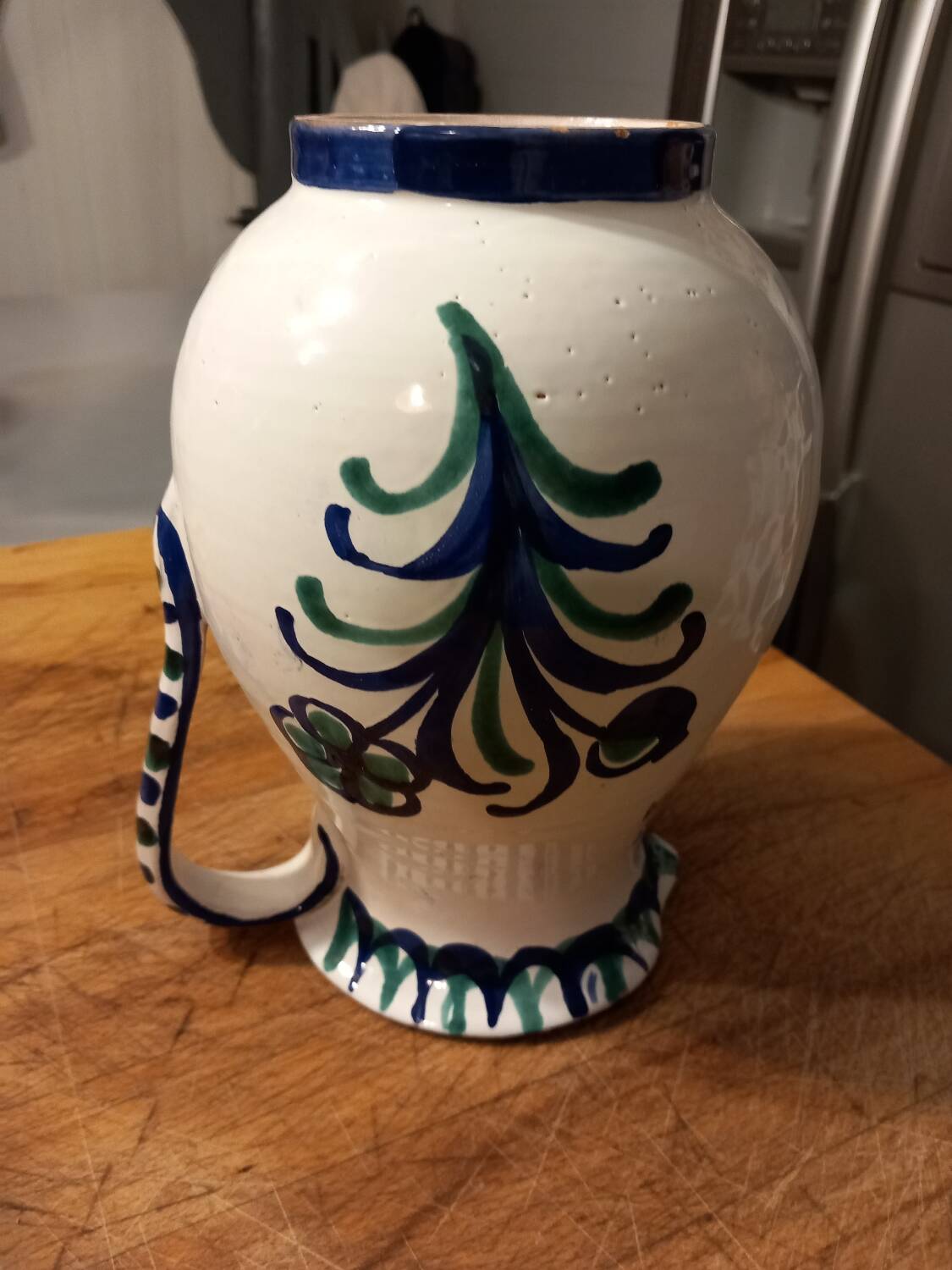 Andalusian ceramic pitcher / water pot