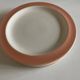 Set of 6 flat plates 1958 mid century Boch Frères Keralux Belgium