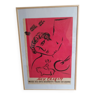 Marc Chagall - Le Peintre en rose 1959