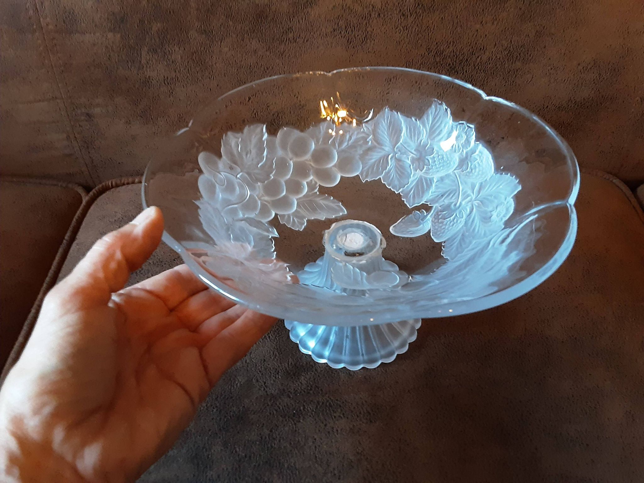 Coupe sur pied cristal
