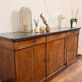 Vintage sideboard with marble top