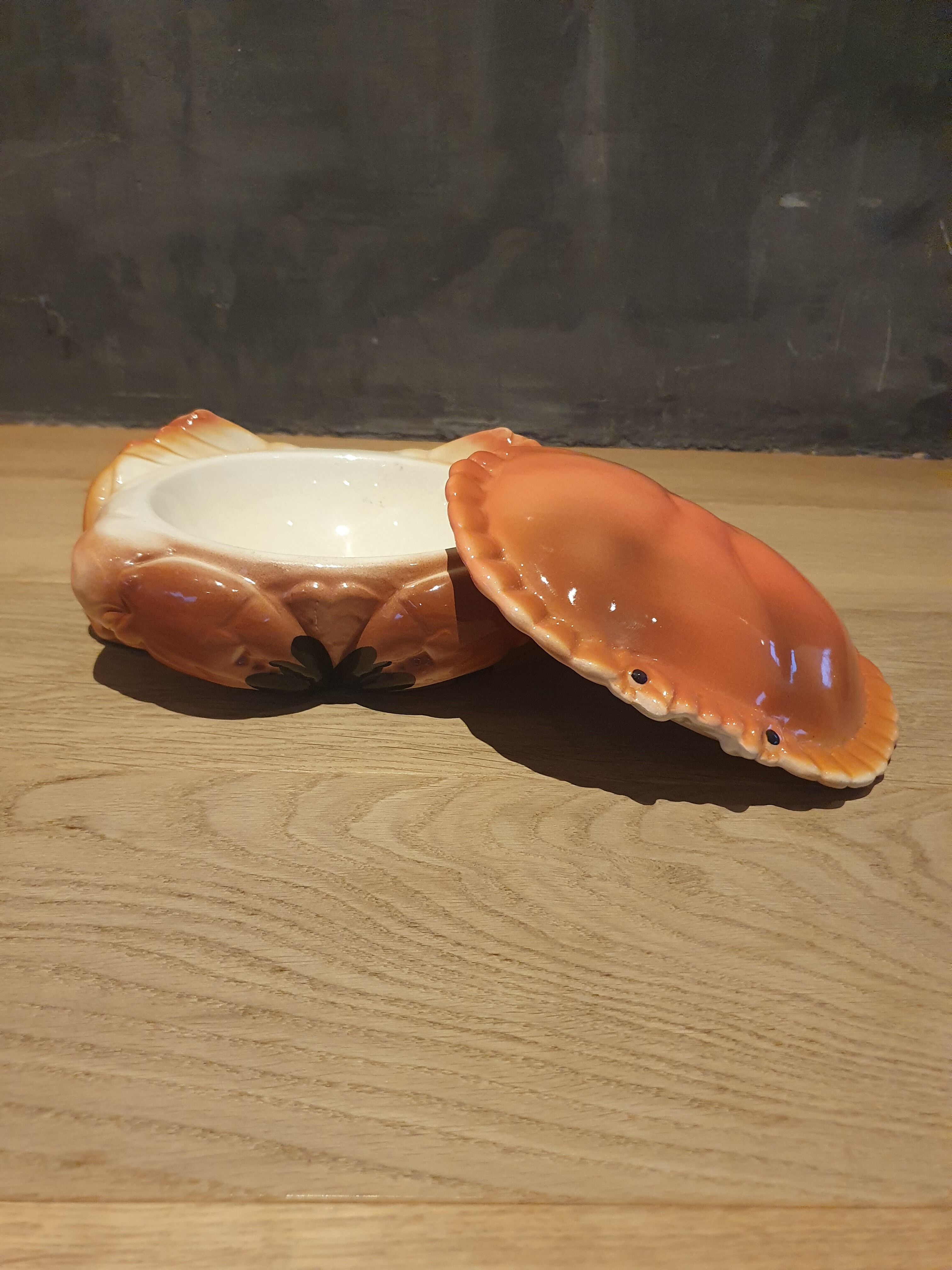 Earthenware crab terrine