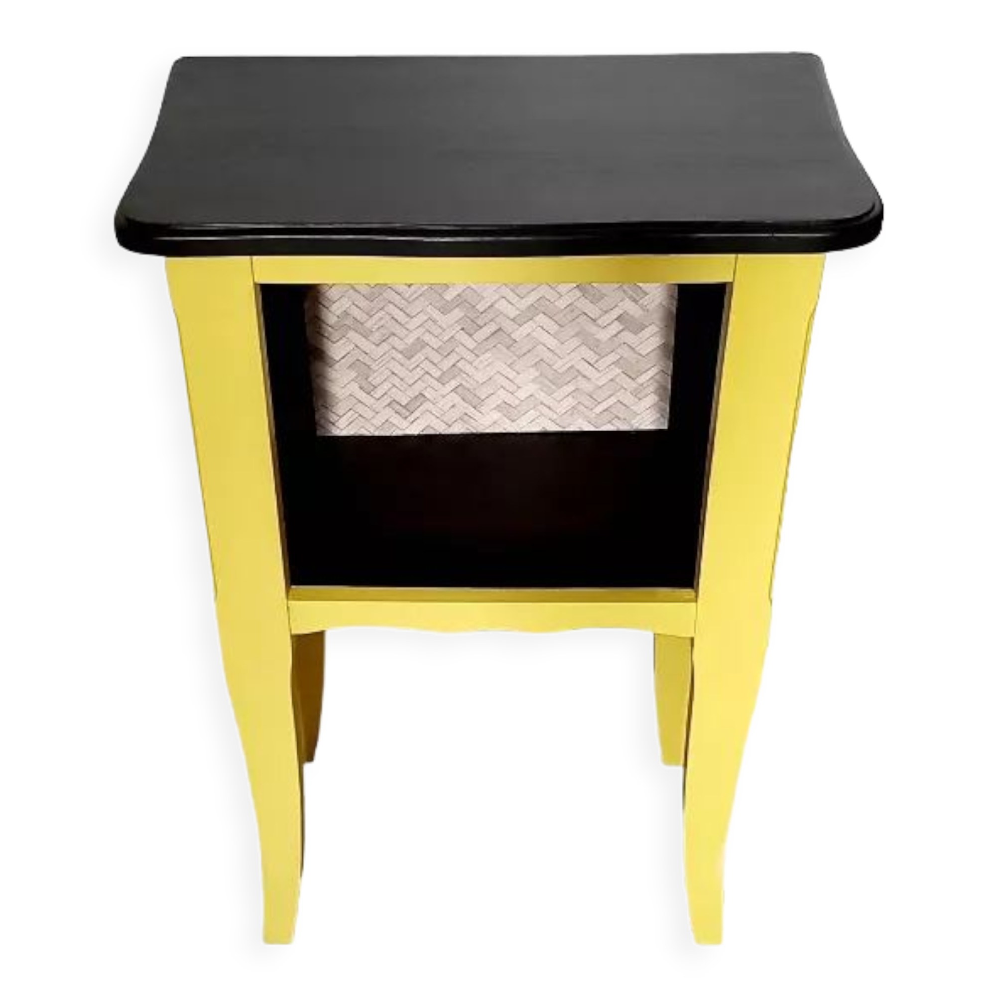 Vintage bedside table restyled