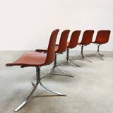 Danish vintage design dining chairs PK9 Poul Kjaerholm Fritz Hansen