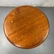Wooden pedestal table
