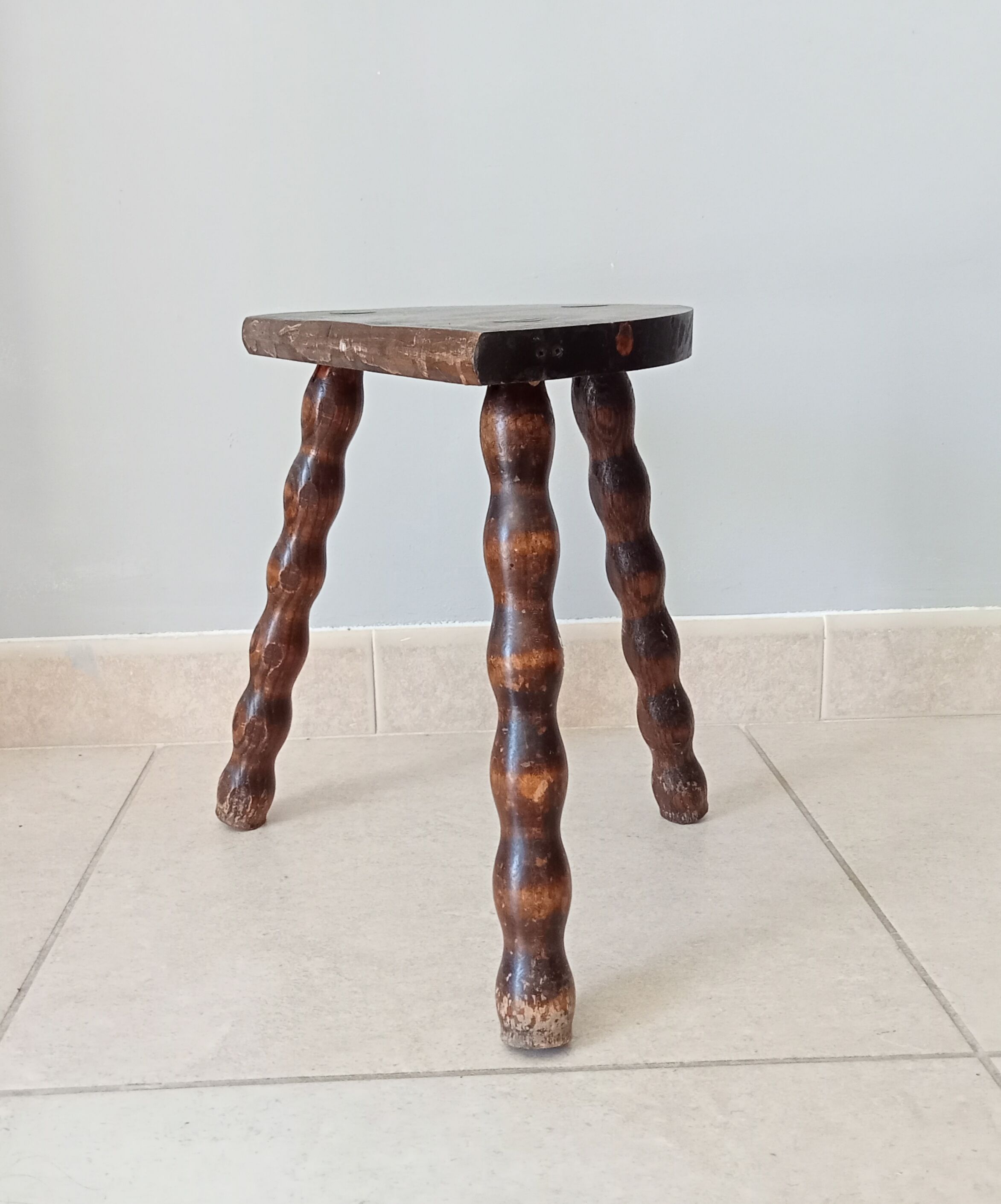 Vintage tripod stool 50s/60s